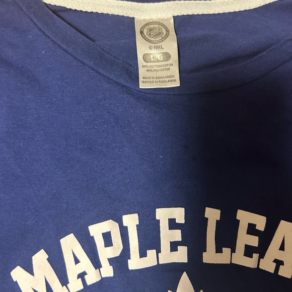 Blue Toronto Maple Leafs Shirt - Picture 3 of 3